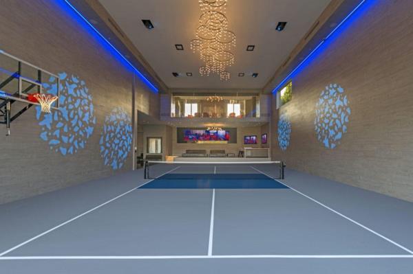 A pickleball court in Beverly Hills. 